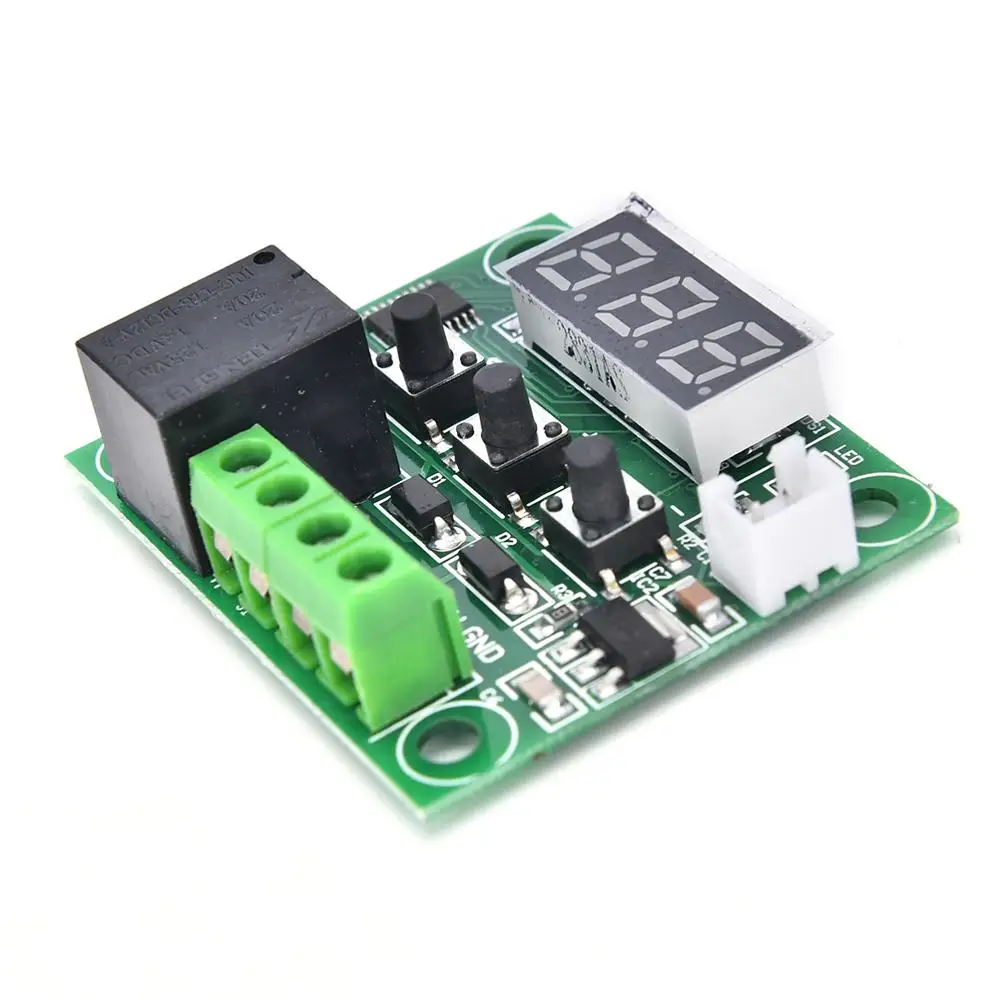 

10PC Mini Thermostat DC 12V Digital LED Thermostat Temperature Control Switch Module XH-W1209 Digital