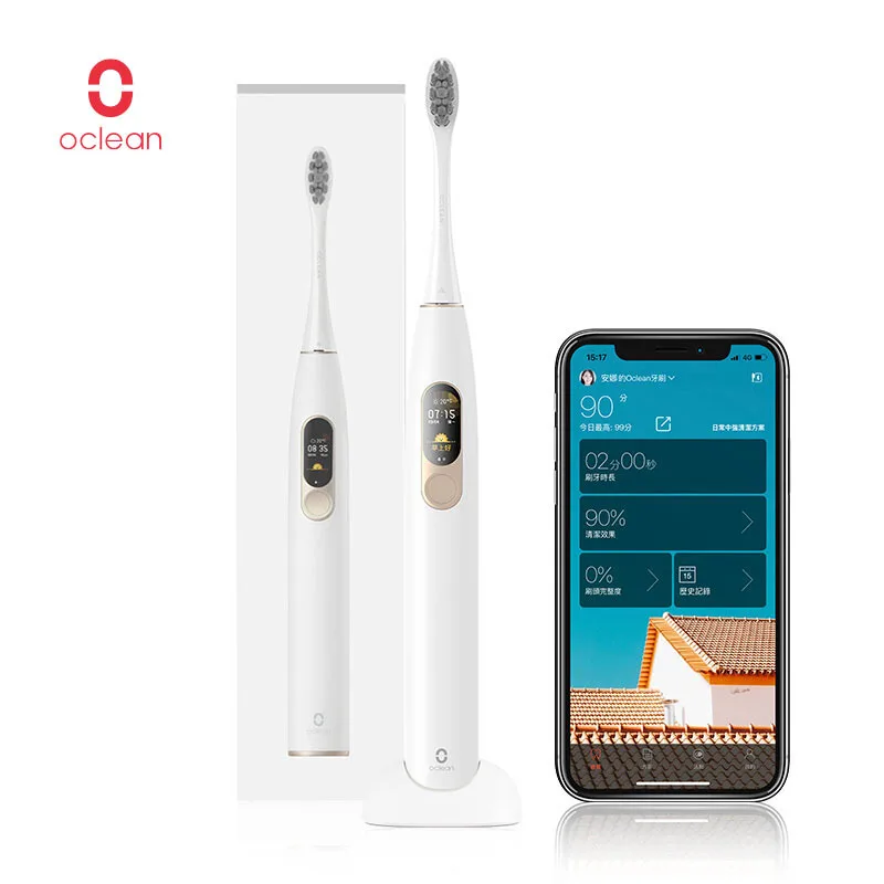 Электрическая зубная щетка Oclean X Sonic улучшенная Водонепроницаемая