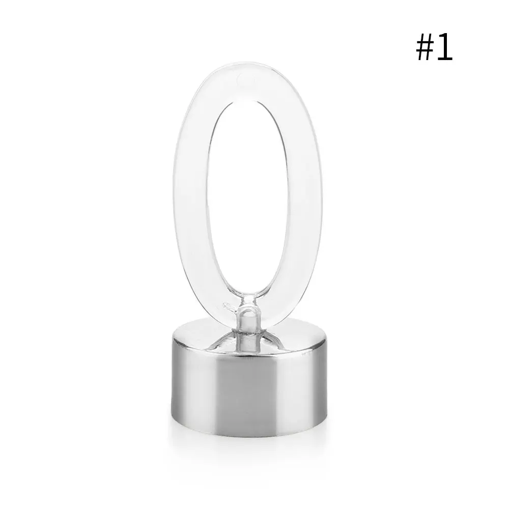 Светильник для свечей с цифрами романтичный электронный светодиодный