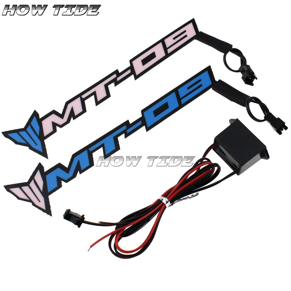 Комплект обтекателей для мотоциклов боковые наклейки значок с холодным светом