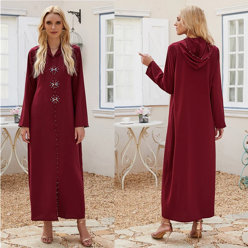 

Женское мусульманское платье-хиджаб, длинное платье в африканском стиле