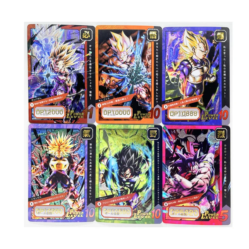 16 шт./компл. Dragon Ball Z GT Супер Саян героев карточной ультра инстинкт персонажи Гоку