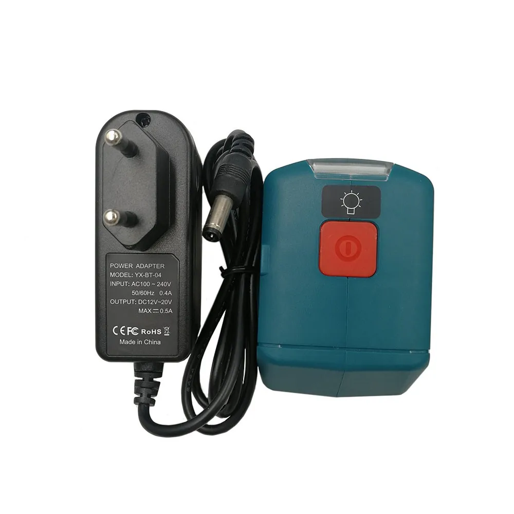 

Lithium Battery Charger With LED Light For Makita Bl1016 Bl1021b Bl1041b 12V 10.8V Battery Charger EU Adapter