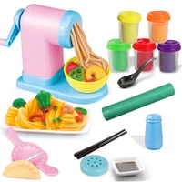 children diy plasticine noodle maker ice cream machine mold play toy fun modeling clay dough playset for girls and boys