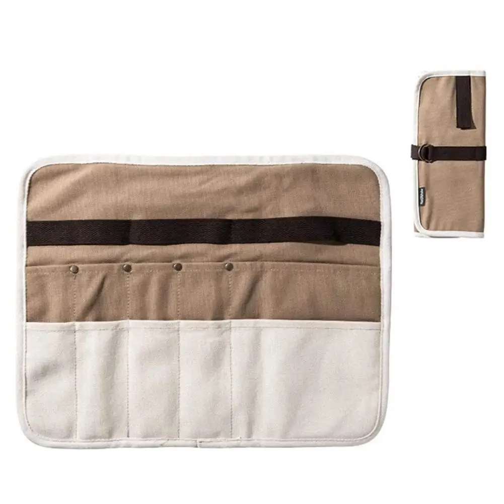 Портативная сумка для хранения столовой посуды пикника палочки соломенный нож и