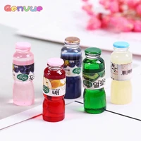 10pcs juice drink bottle charms for slime resin plasticine beads making supplies lizun diy slime accessories model tool for kids