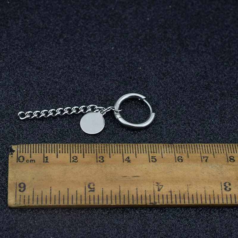 Оригинальные уникальные мужские сережки из нержавеющей стали ювелирные изделия