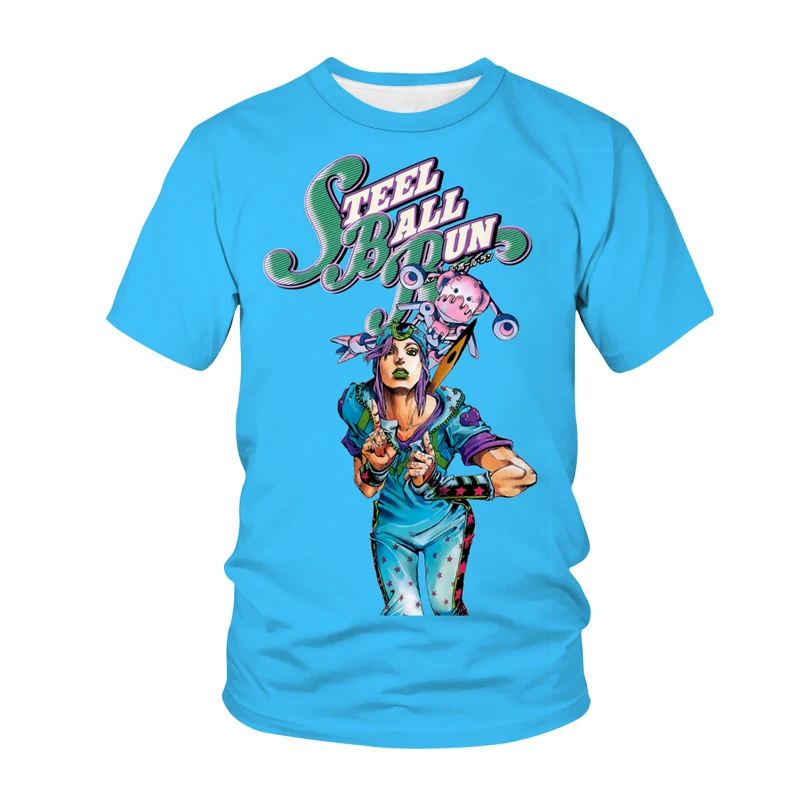 Футболка Мужская/женская с 3D-принтом Невероятные приключения Джоджо | Мужская