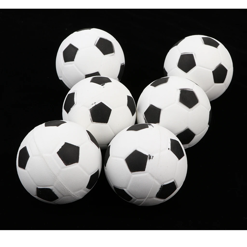

12pcs Soft Foam Bouncing Football Balls Children Sports Gaming Toys White