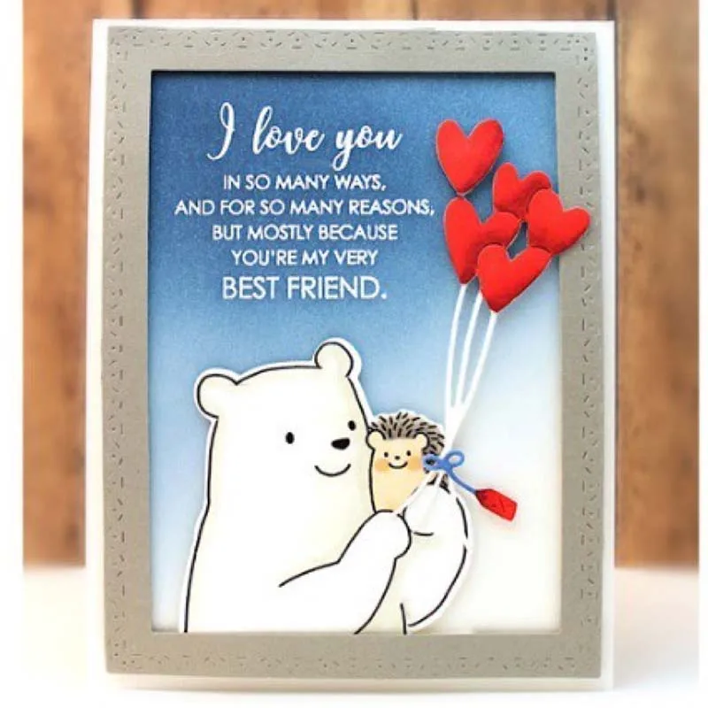Металлические высекальные штампы love шарик в форме сердца valentine 2020 дюйма сделай