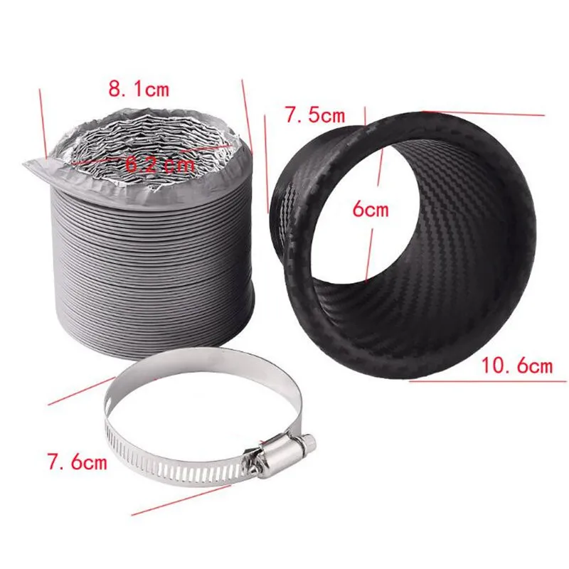 1 комплект универсальный автомобильный турбо воздухозаборник турбинная