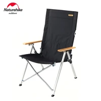naturehike outdoor adjustable portable folding chair aluminum alloy reclining camping fishing beach chair nh17t003 y