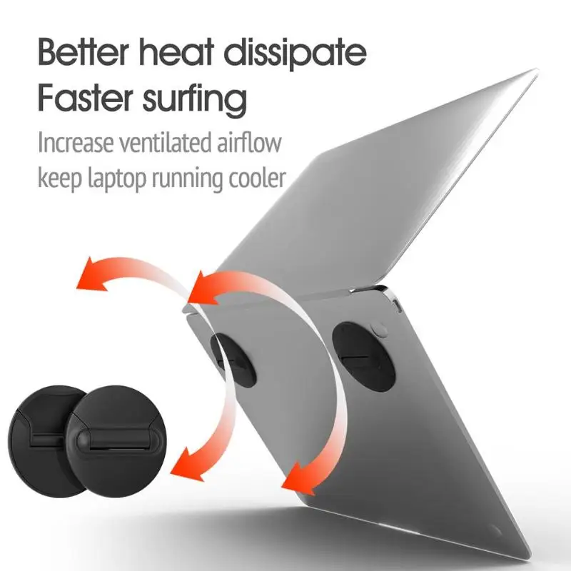Подставки для ноутбуков 2 шт. портативные охлаждающие мини-подставки из