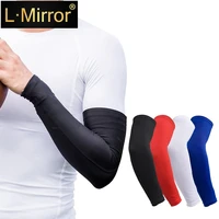 l mirror 1pcs youth arm sleeve compression elbow brace support for girls boys kids sports sleeves for basketball