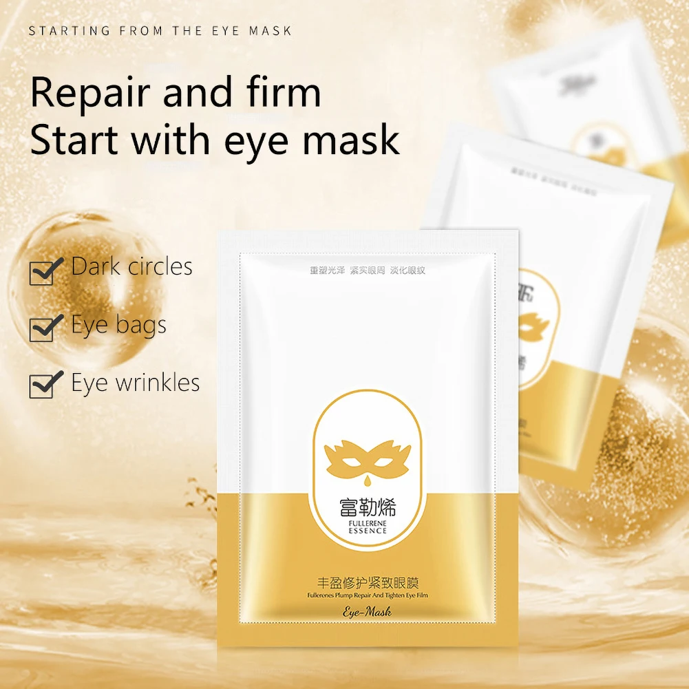 

20pcs Fullerene Eye Mask Moisturizing Hydrating Dark Circles Remover Mask Eye Patches Anti-Aging Eye Skin Care