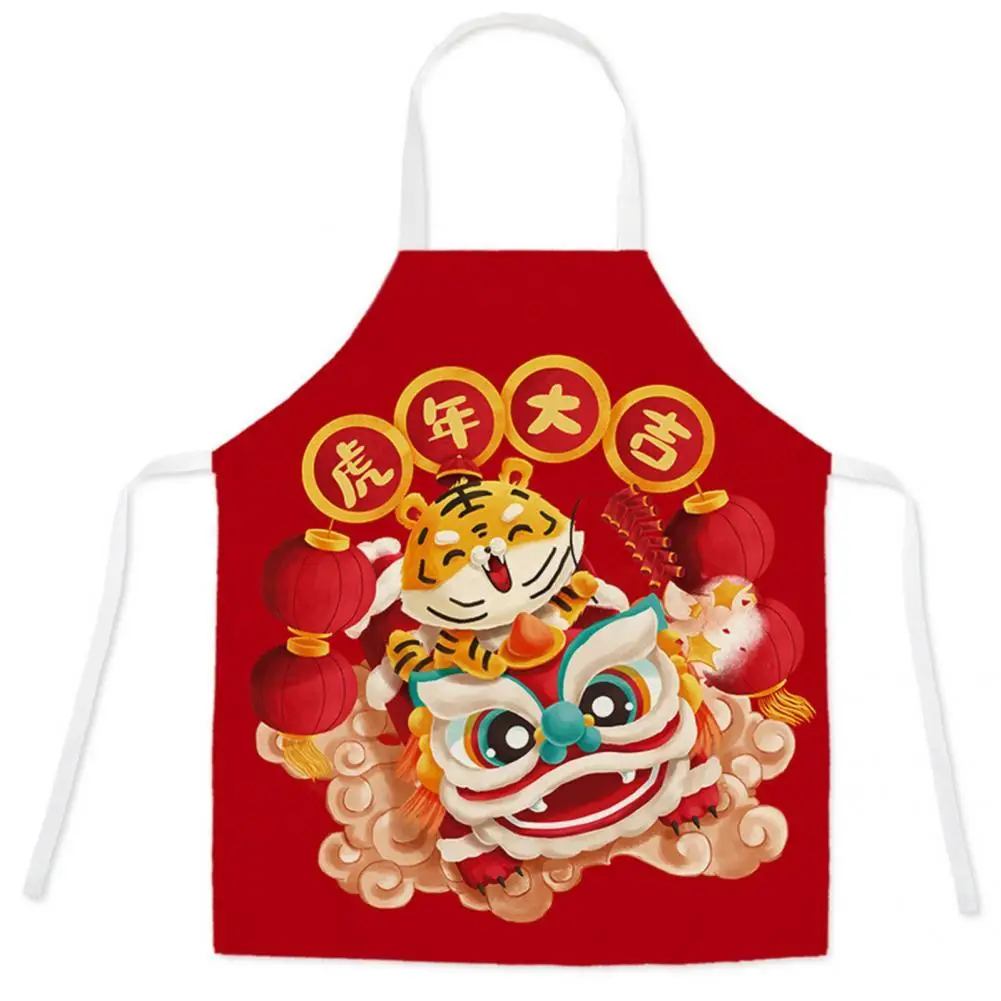 

Мягкий легко моющийся Кухонный Фартук из полиэстера, симпатичный фартук, не выцветающий для мытья посуды