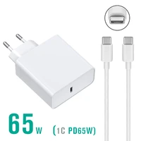 65w type c usb c laptop power adapter for macbook pro 12 13 hp lenovo asus usb type c notebook charger 100w 5a usb c cable