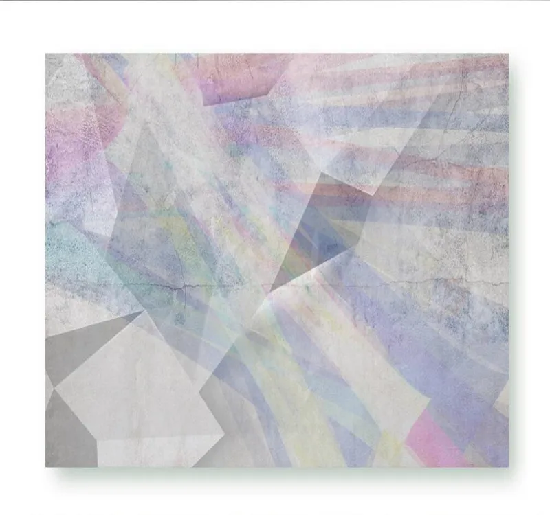 Большие Настенные обои на заказ для украшения дома модные линии Геометрическая