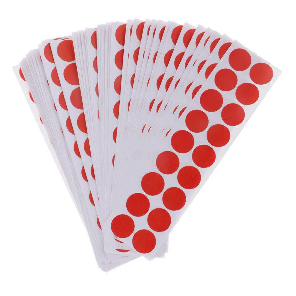 900 шт./набор самоклеящиеся Круглые патчи для стрельбы