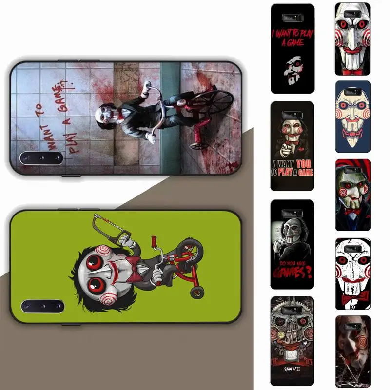 

Saw Horror Moive Ghost Remarkable Popular Phone Case for Samsung Note 5 7 8 9 10 20 pro plus lite ultra A21 12 72