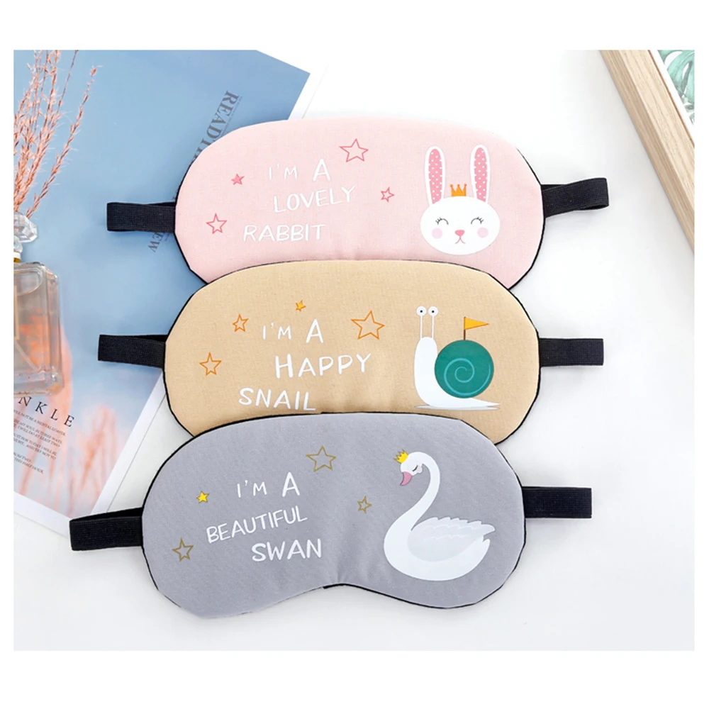 Маска для сна кошачий глаз хлопковый креативный милый мультяшный путешествий