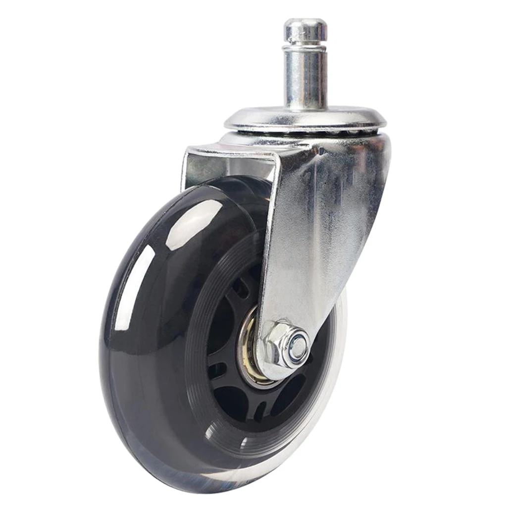 

3/4 дюймов шарнирный ролик колеса максимальный вем нагрузки 50 кг сверхмощный полиуретановыми колесами, Стандартный вынос руля