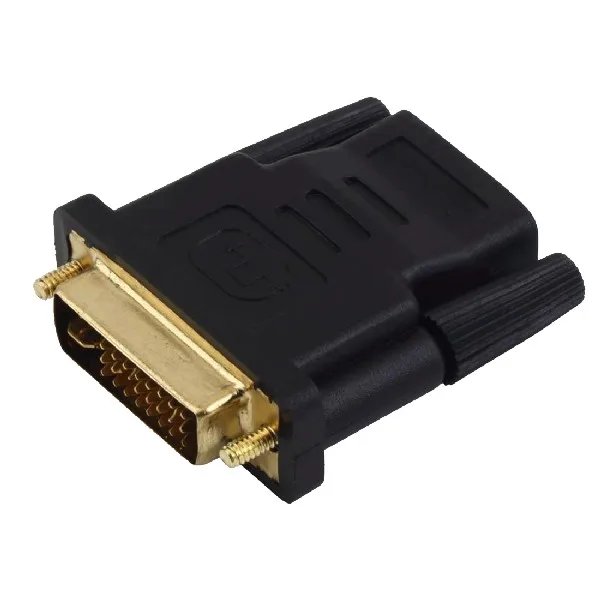 Конвертер DVI HDMI совместимый с Male 24 + 5 к Женский адаптер I двухканальный Интерфейс