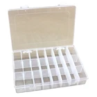 Коробка для хранения Life Essential, 24 отделения, практичный регулируемый пластиковый органайзер для ювелирных изделий чехол для колец, бусин