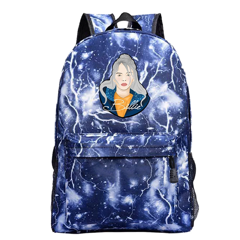 Billie Eilish рюкзаки сумка школьные ранцы для мальчиков девочек дорожные сумки подростковый рюкзак для ноутбука модный нейлоновый Mochila Bolsa Escolar