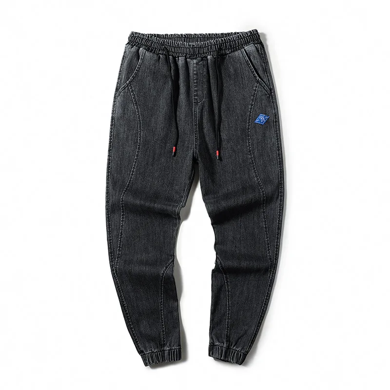 Harem Trousers Hip Hop Joggers Men Pencil Pants Fashion Streetwear Men Jeans Loose Korean Version Casual Cargo Pants