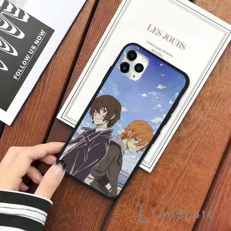 

Anime Bungou Stray Dogs Dazai osamu cool Phone Case for iPhone 11 12 pro XS MAX 8 7 6 6S Plus X 5S SE 2020 XR Soft silicone