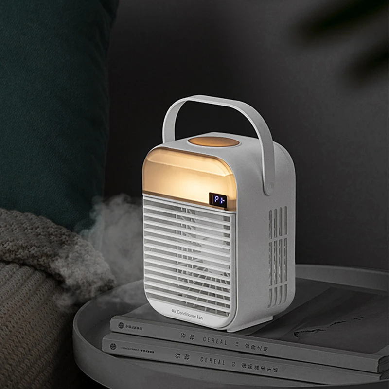 Бытовой заряжаемый Настольный кондиционер с USB-увлажнителем водяной охлаждающий
