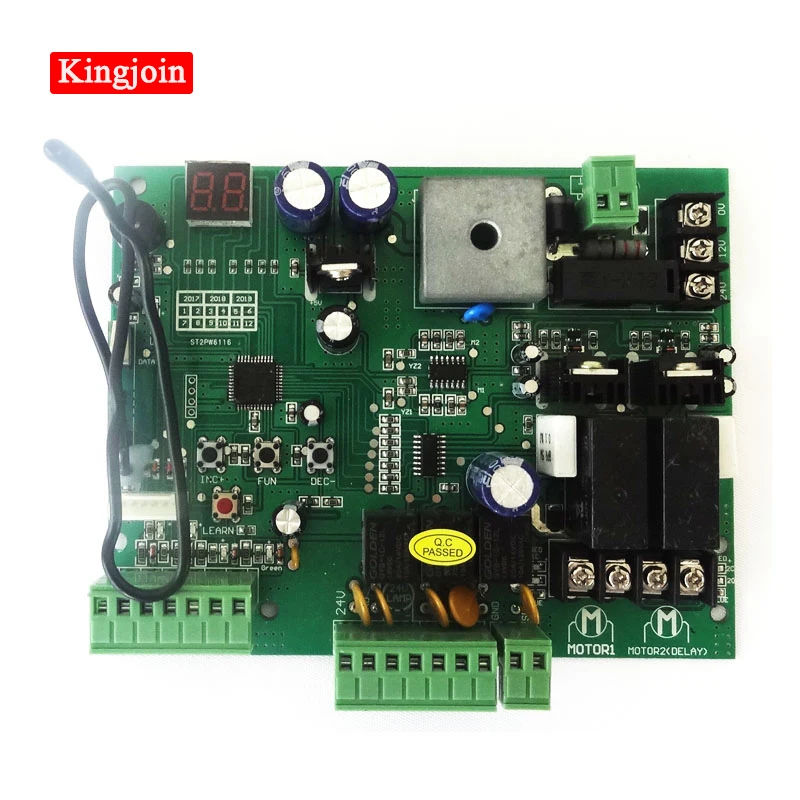 Панель управления распашных ворот 12 В постоянного тока подключение резервной