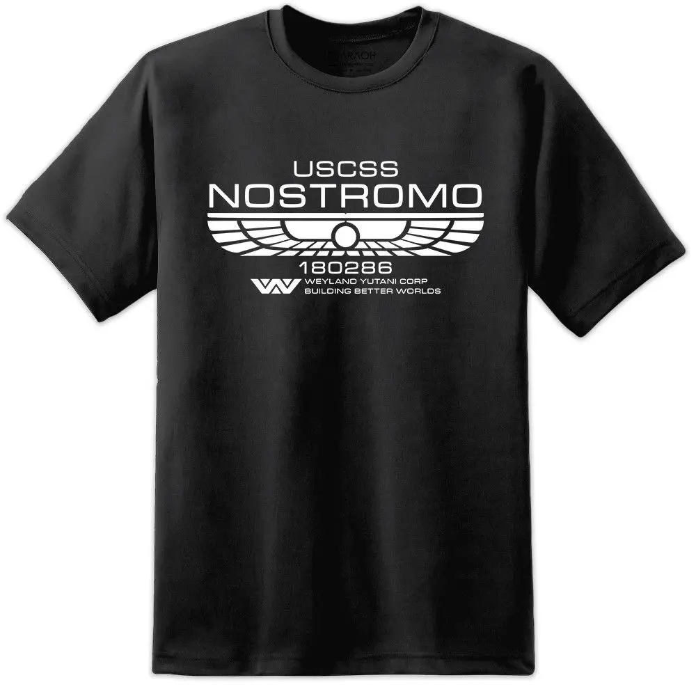Alien Classic nostomo член команды футболка Sulaco M41A импульсная винтовка фильм|Мужские