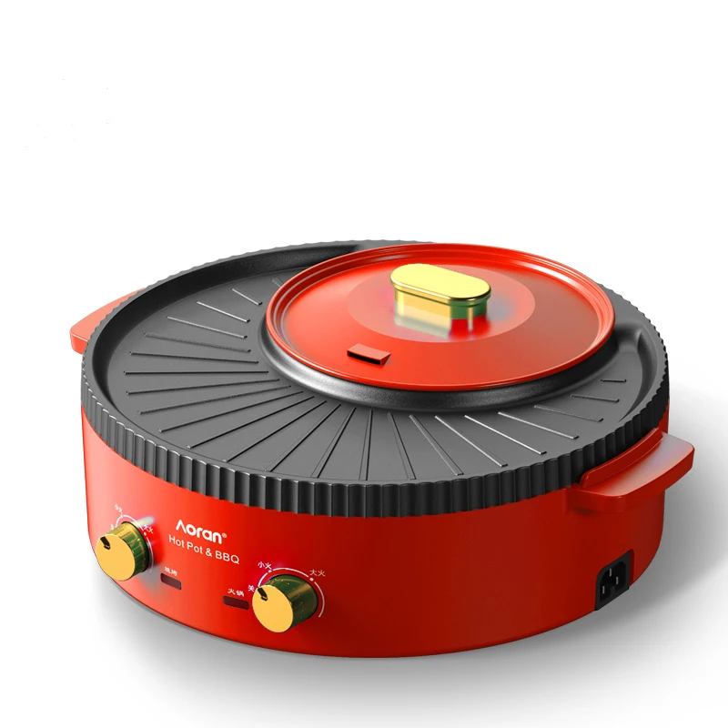 Машина для барбекю многофункциональная сковорода с горячим горшком