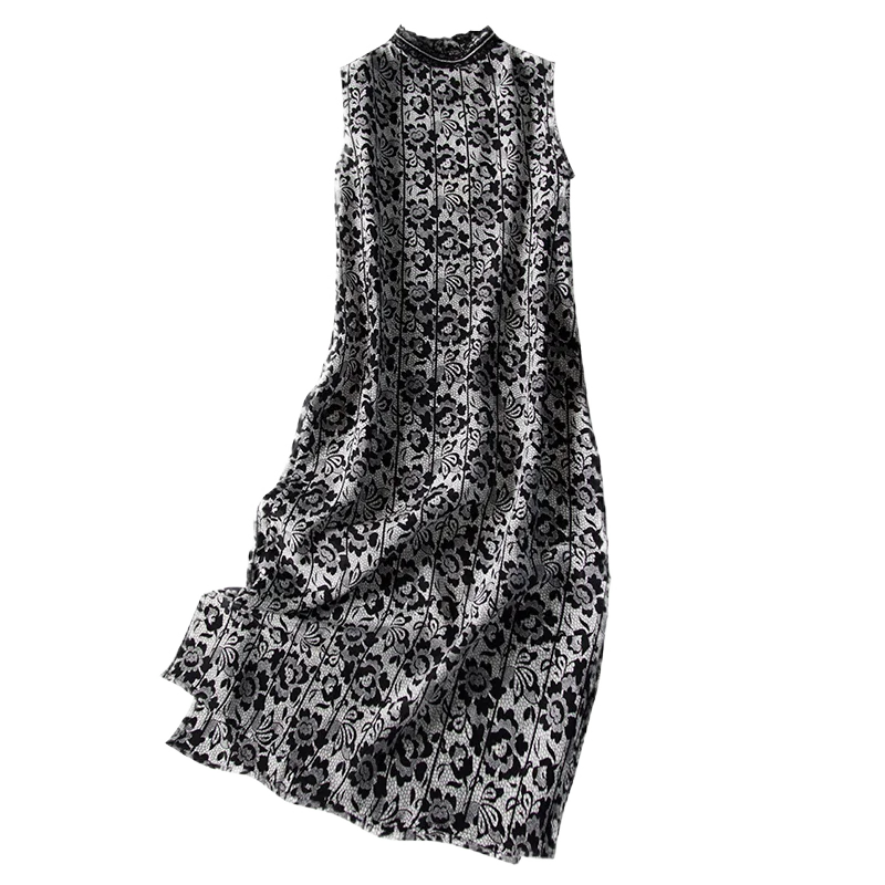 Женское длинное платье из натурального шелка винтажное кружевное вечервечерние