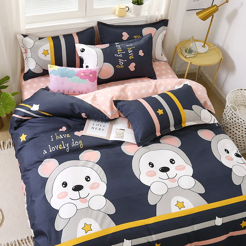 

cartoon bedding set for children adult kawaii bed linen bed sheets and pillowcases duvet cover 240x220 queen king size