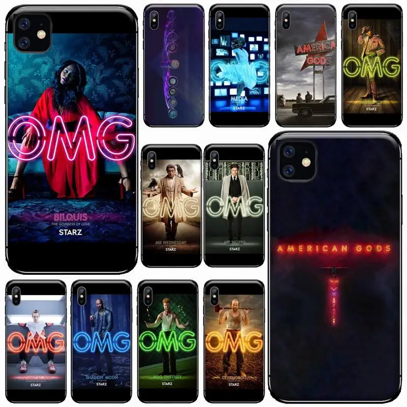 

American Gods movie color sexy Phone Cases for iPhone 11 12 pro XS MAX 8 7 6 6S Plus X 5S SE 2020 XR Soft silicone cover funda