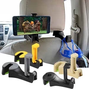 Car Seat  Hooks Bags Hanger Holder Organizer Phone Stand Mount Automobiles Headrest Storage Hook Cli