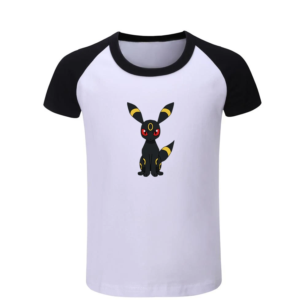Футболки с покемоном Umbreon Charmander Bulbasaur Squirtle детские футболки рисунком топы