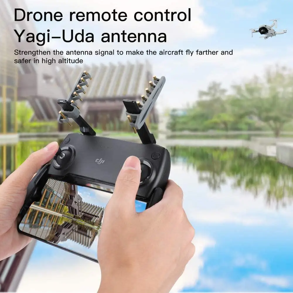 RCtown усилитель антенны для Mavic Mini/Mavic 2 Pro/AIR RC Сигнала Антенна расширитель диапазона