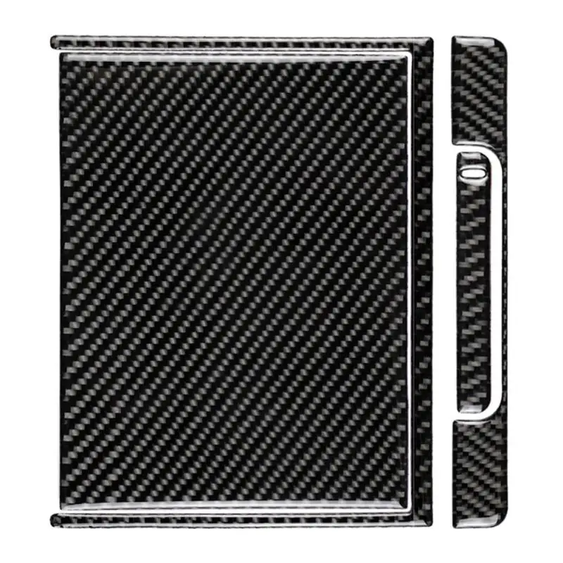 

Carbon Fiber Exterior Window B-pillar Cover Trim Stickers High-grade Practical and Durable for Toyota Camry 18 19 440X113X1mm