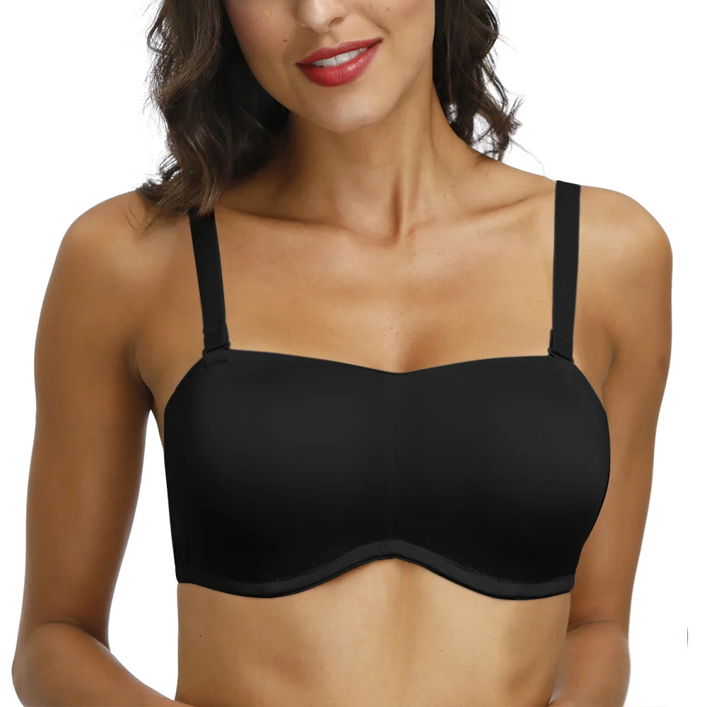 Женские бюстгальтеры без бретелек с регулируемыми бретельками чашки A B C D DD DDD E F G