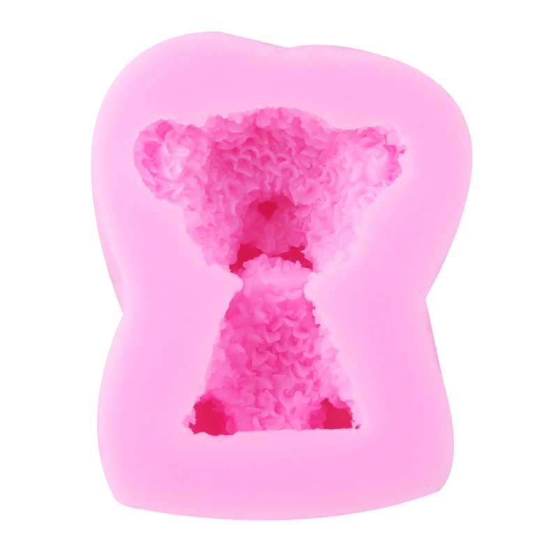 DIY аксессуары для выпечки торта Плюшевый Медведь 3D силиконовая форма украшения инструмент шоколадного