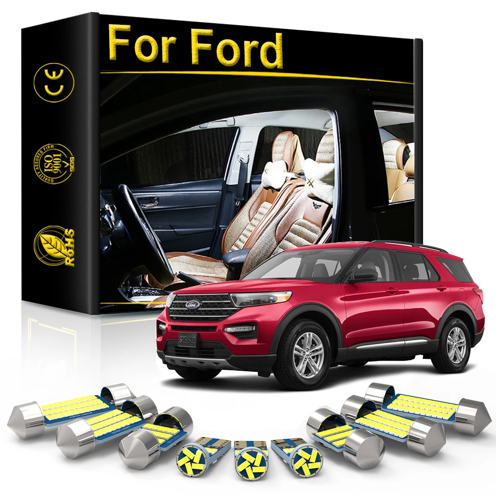 

Аксессуары для Ford Escape Explorer Canbus внутренняя светодиодная подсветка для экспедиции по краю, Фристайл Flex 2001-2006 2010 2012 2021