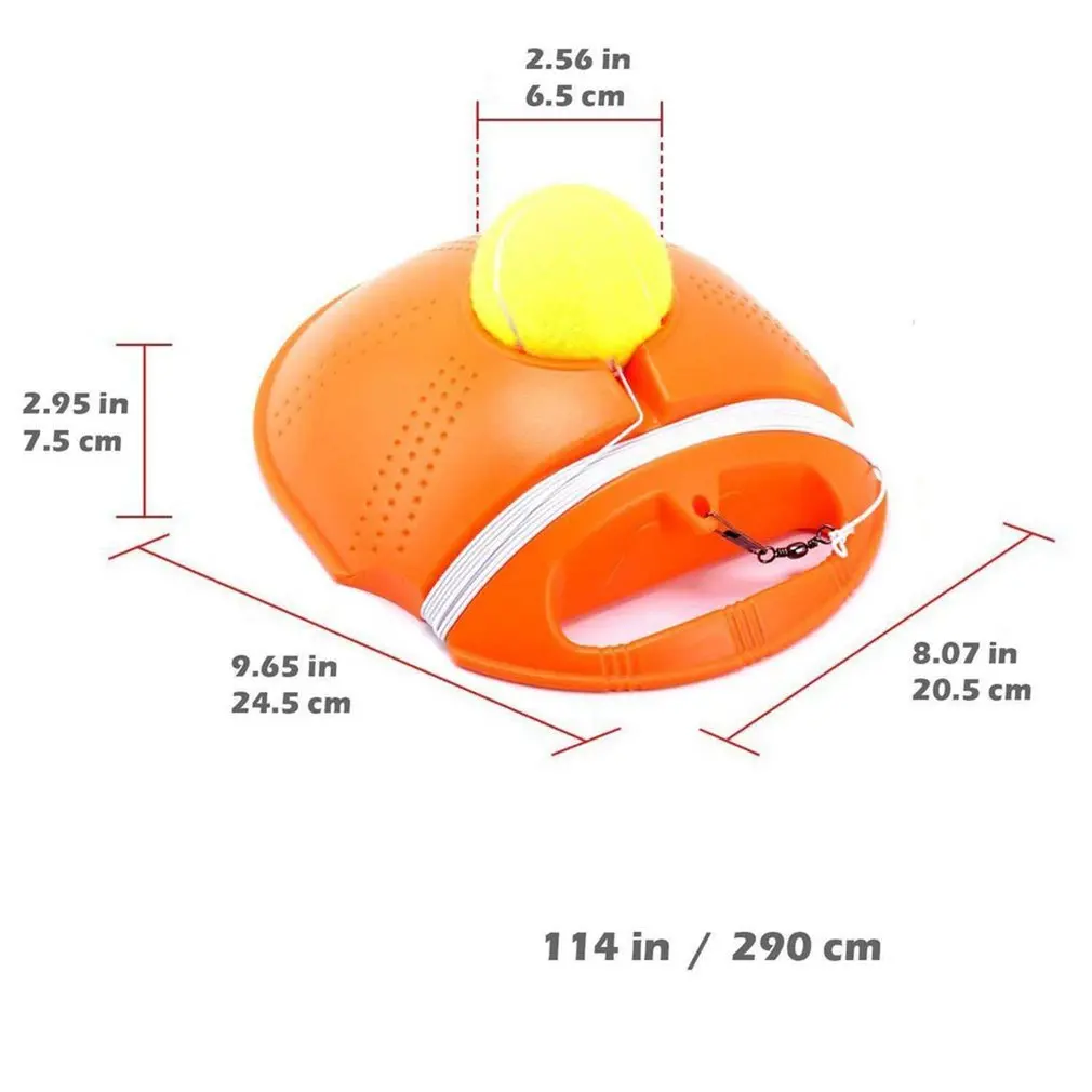 Тренажер для тенниса Exercise Ball Sport Self-study Rebound Baseboard Practice Equipment Training Tool.