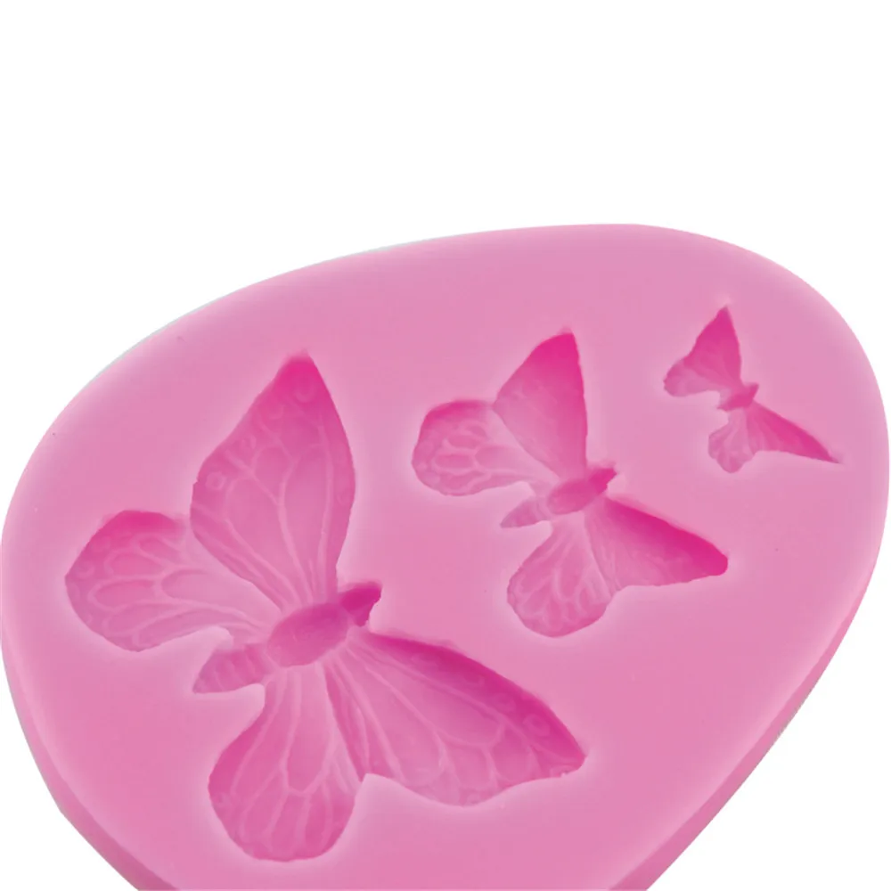 Объемные силиконовые формы помадка форма бабочки выпечки украшения торта