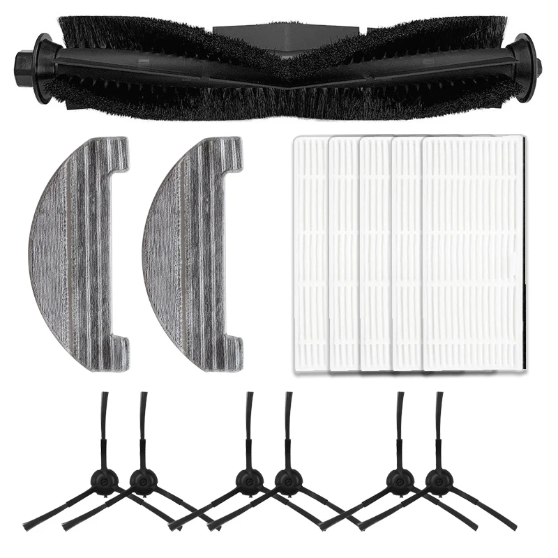 

Запчасти для робота-пылесоса Proscenic M8 Pro, основная и боковая щетки-ролики, НЕРА, швабры