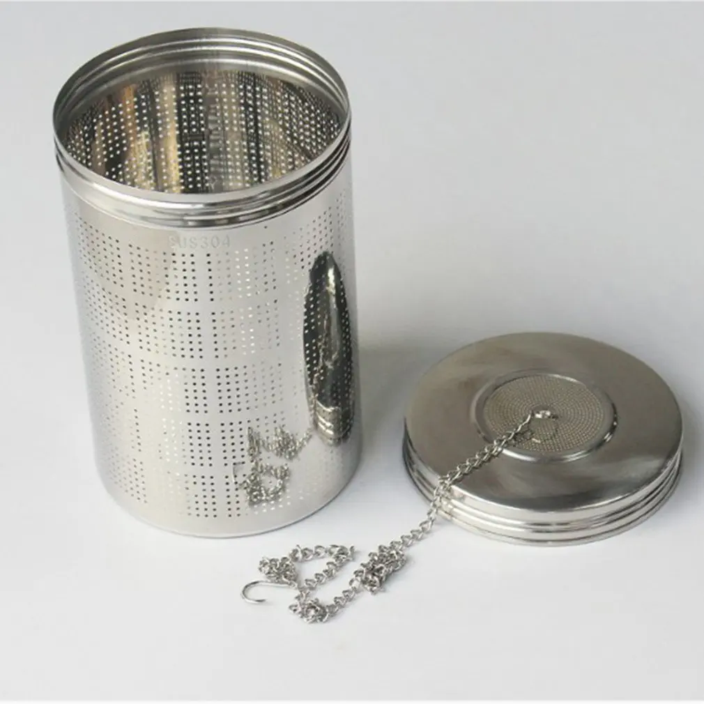 

1pc Stainless Steel Strainer Seasoning Filter Tea Leaking Tea Strainer Hot Pot Spice Halogen Material Filter