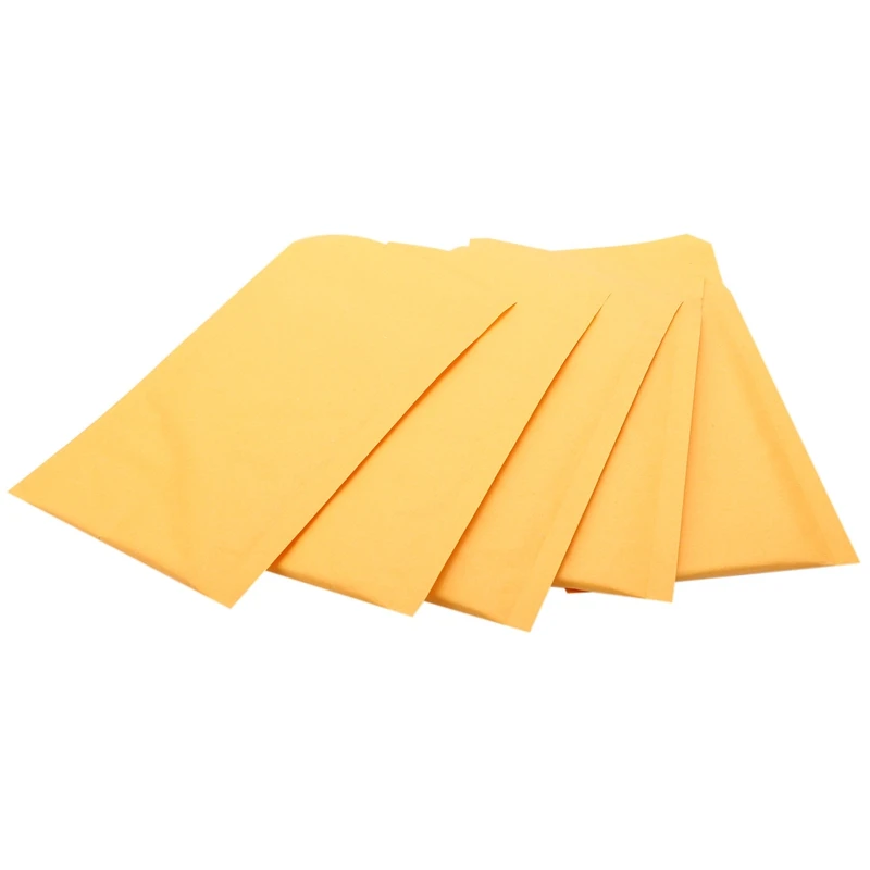 

100 Pc/Lot Thickened Kraft Paper Bubble Envelopes Bags Mailers Padded Envelope with Bubble Mailing Bag Business Supplies 12X18Cm